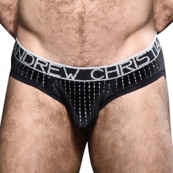 Glam Plush Stripe Brief 92319