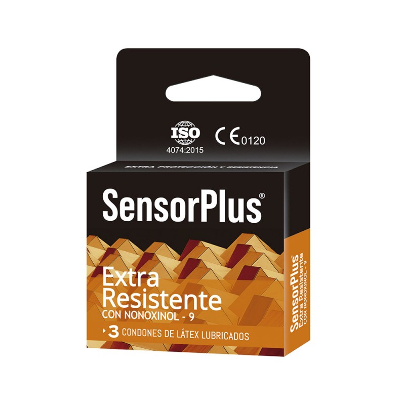 Condones Sensor Plus Extra Resistente...
