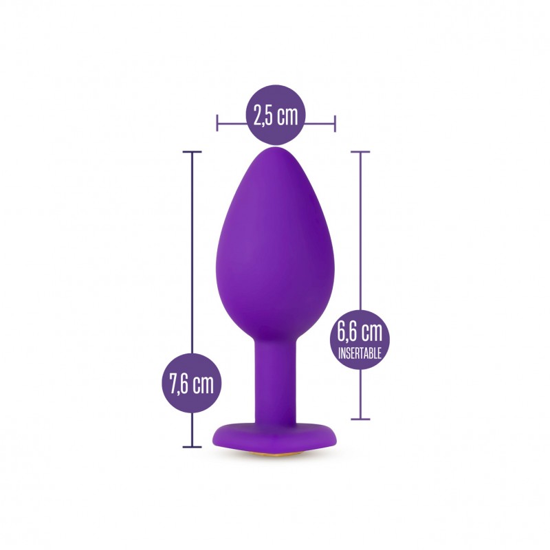 Bling Plug Anal con Joya Dorada - Pequeo Bling Plug Anal con Joya Dorada - Pequeo