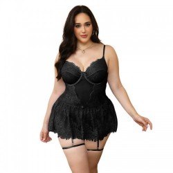 Arielle Babydoll de Encaje...