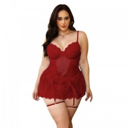 Arielle Babydoll de Encaje...