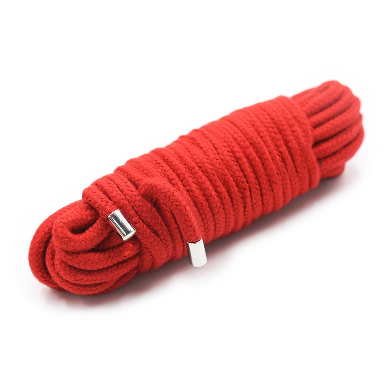 Cuerda Bondage Algodón 10 mt Rojo